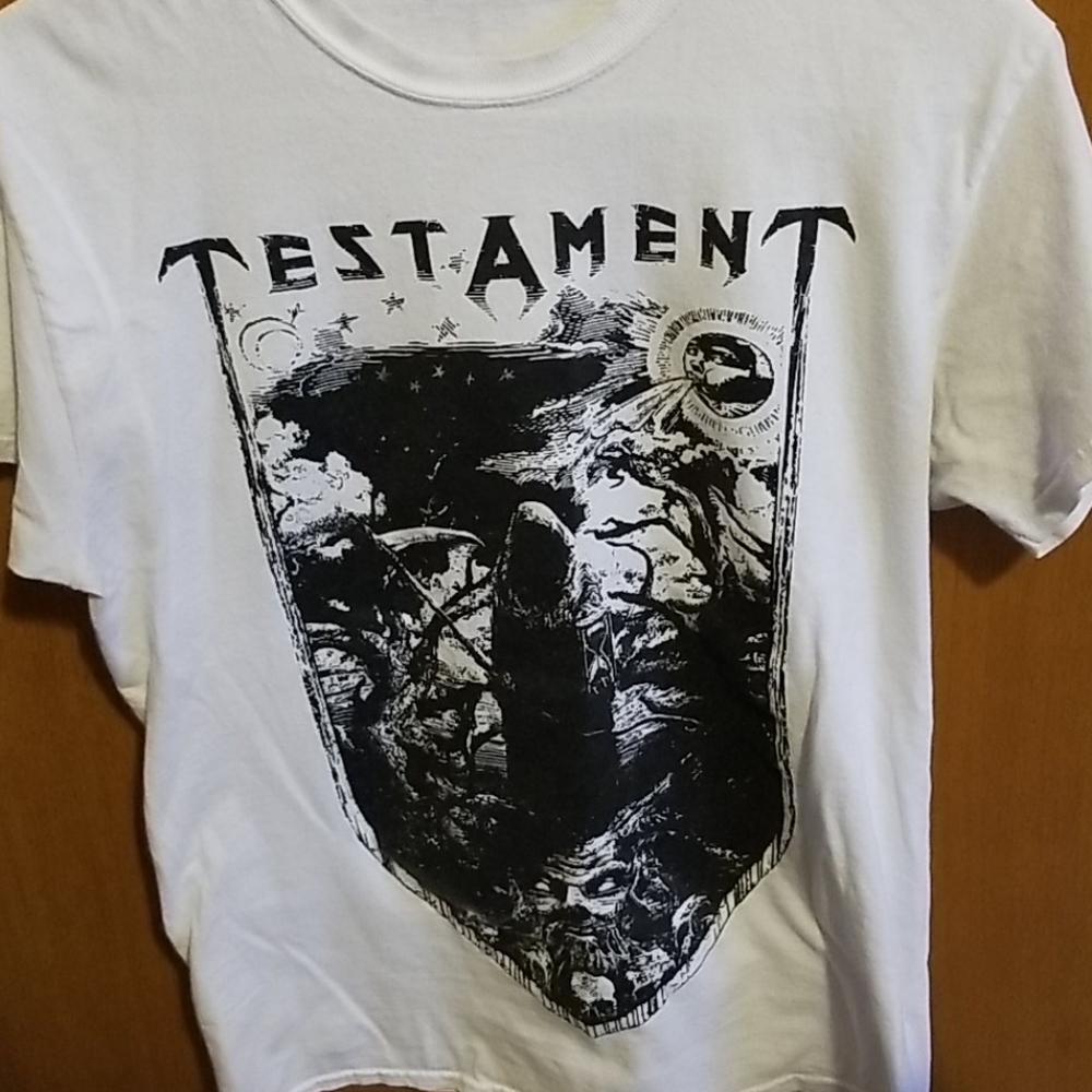 Testament shirt.